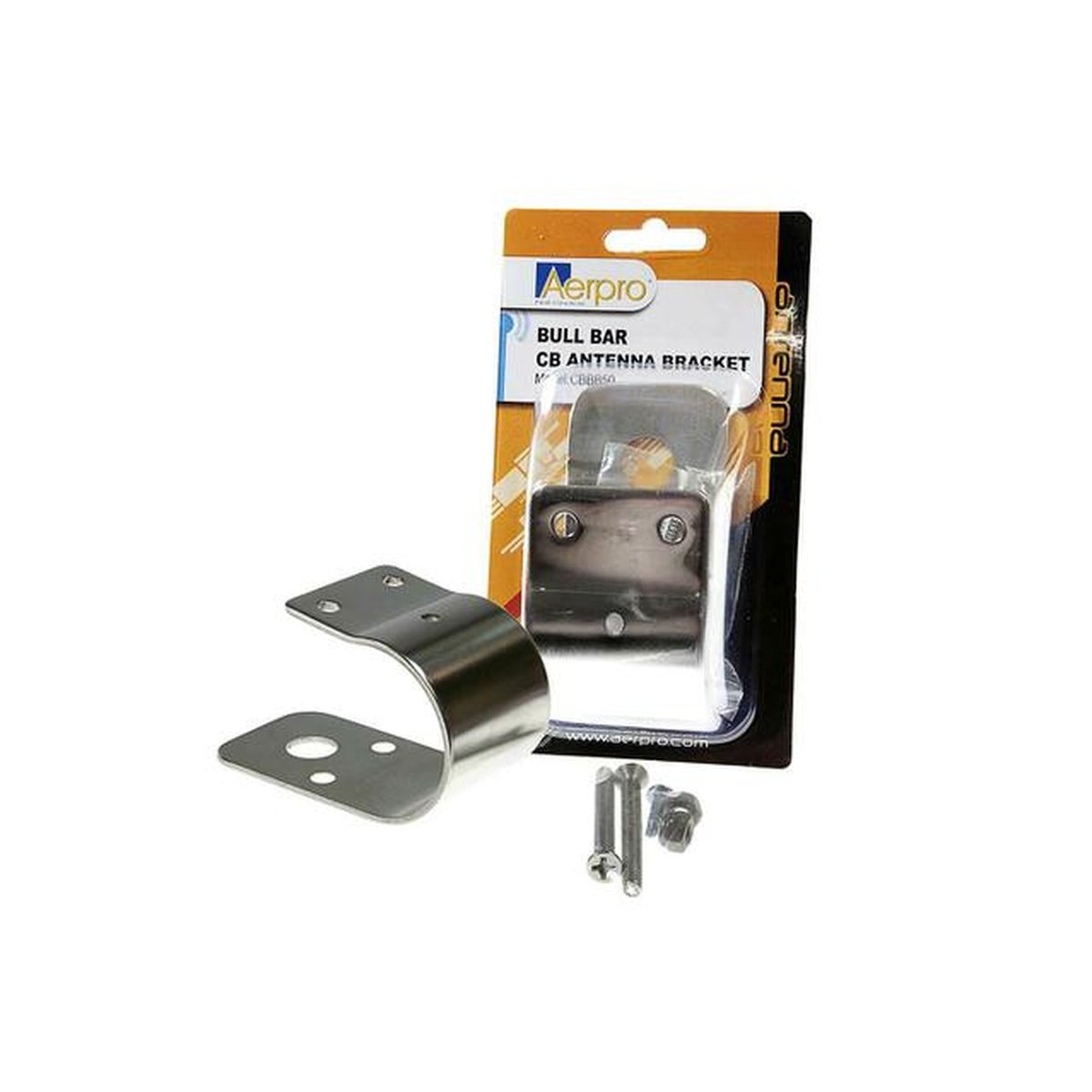 Aerpro Bull Bar CB Antenna Bracket Stainless Steel 50mm CBBB50