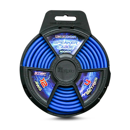 Aerpro Maxcor Speaker Cable 12AWG 4 Meters - Blue MX1204