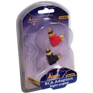 Aerpro Right Angle RCA Apators 2PK