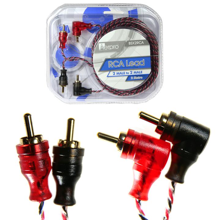 Aerpro 3M RCA Right Angle Blue