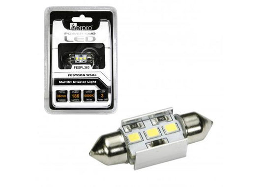 Aerpro Festoon Globe SMD LED x6 36m White FESPL363