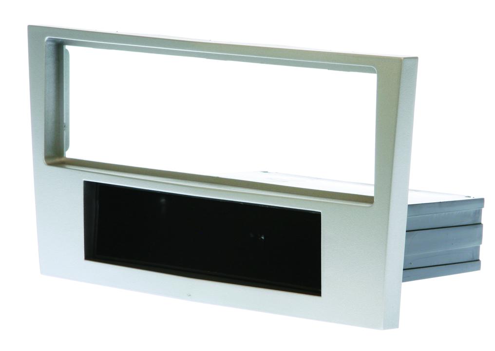 Aerpro Facia fits Holden Astra AH Single Din And Pocket Silver