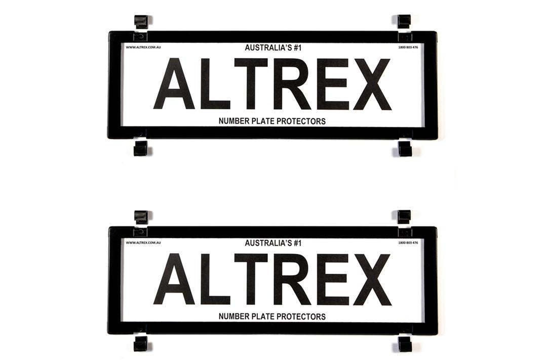 Altrex Number Plate Cover 5 Figure Black Without Lines Dual Slimline