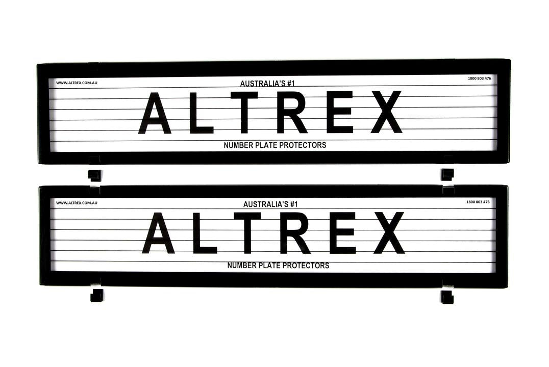 Altrex Number Plate Cover 6 Figure Black Without Lines