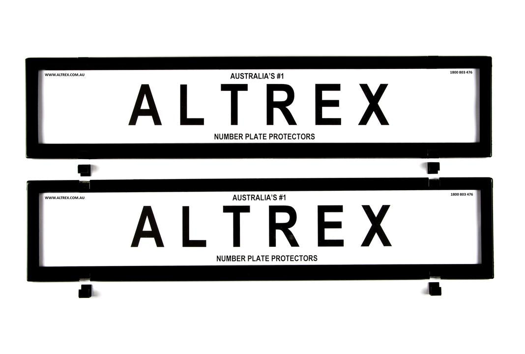Altrex Number Plate Cover 6 Figure Black Without Lines