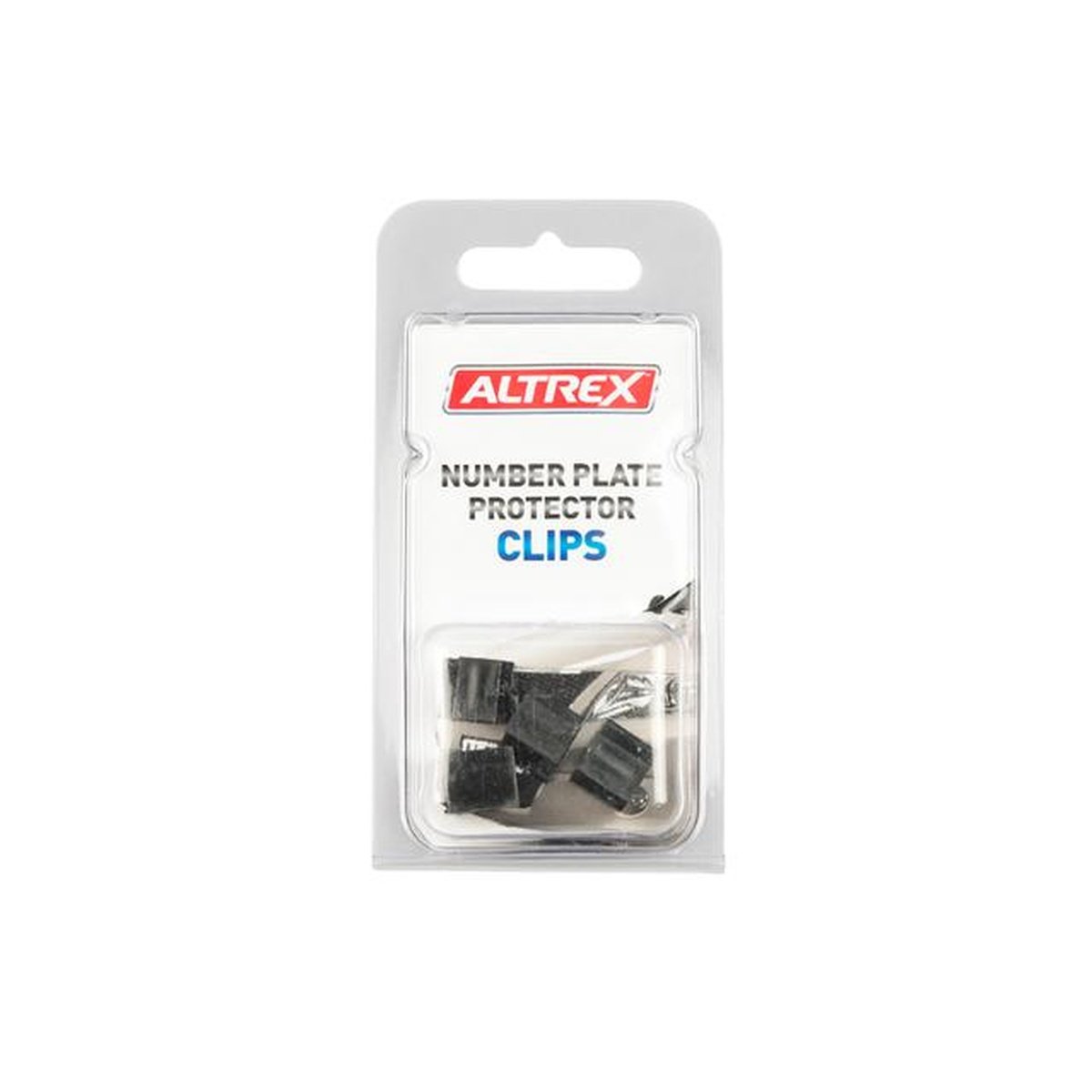 Altrex Number Plate Protectors Replacement U-Shaped Clips Black