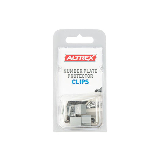 Altrex Number Plate Protectors Replacement U-Shaped Clips Chrome