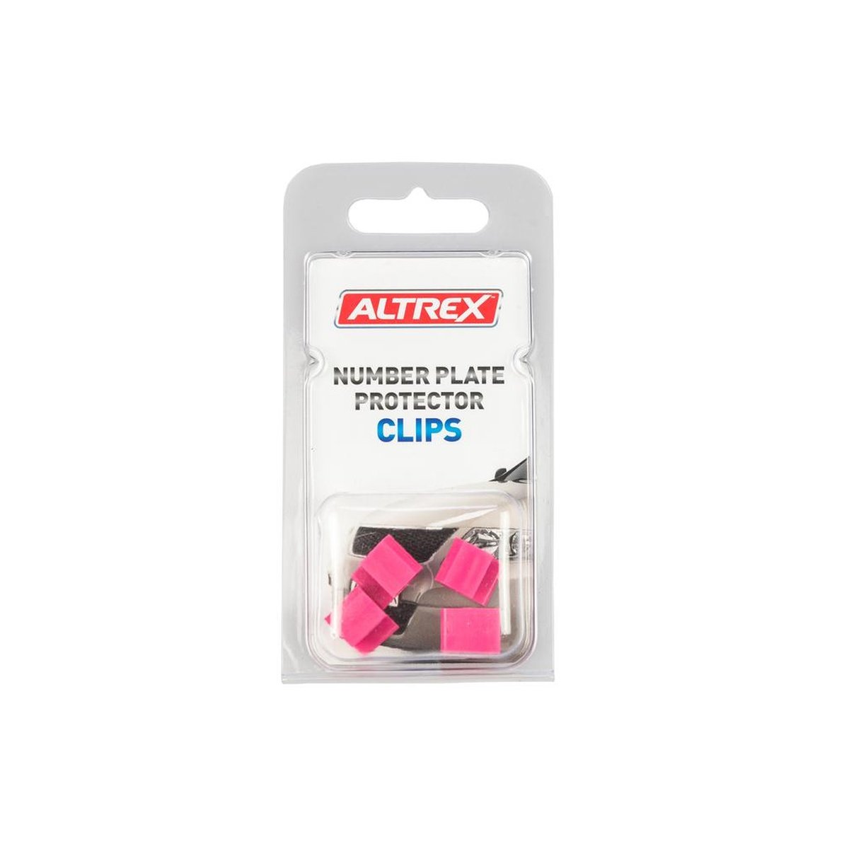Altrex Number Plate Protectors Replacement U-Shaped Clips Pink