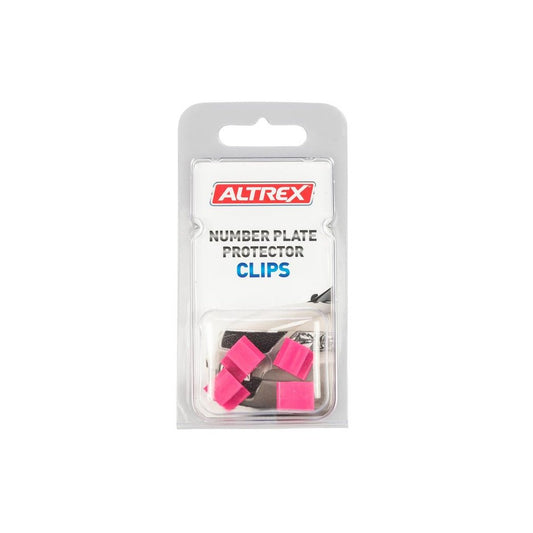 Altrex Number Plate Protectors Replacement U-Shaped Clips Pink