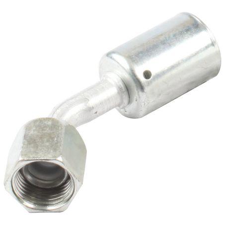 ATCO #8 Female Flare - Beadlock #8 45 Fitting Aluminium BLX1112
