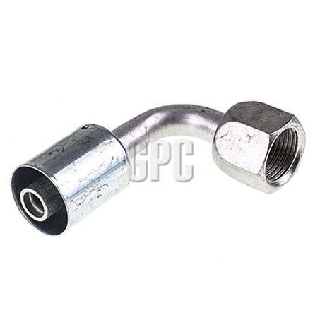ATCO #10 Female Flare - Beadlock #10 90 Fitting Aluminium BLX1123