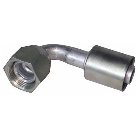 ATCO #12 Female Flare - Beadlock #12 90 Fitting Aluminium BLX1124