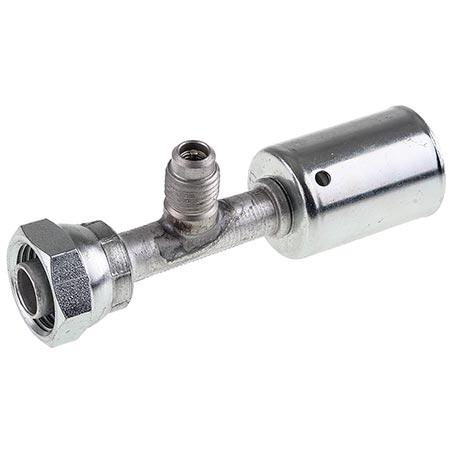 ATCO #8 FOR - Beadlock #8 Straight w/R12 Port Fitting Aluminium BLX1302-1