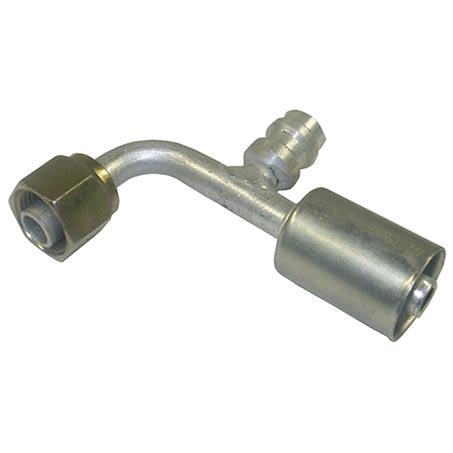 ATCO #8 FOR - Beadlock #8 90 w/R134a Port Fitting Aluminium BLX1322-3