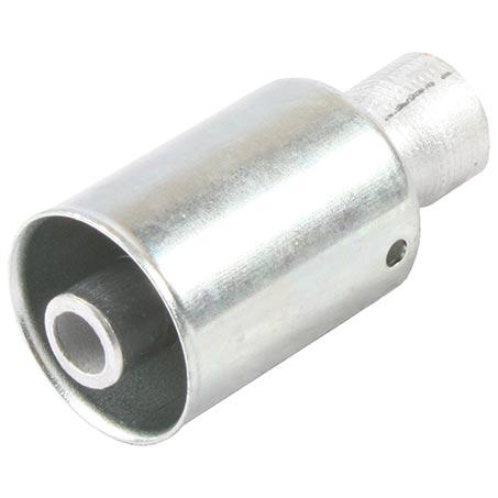 ATCO #8 Weld On - Beadlock #8 Straight Fitting Aluminium BLX6602