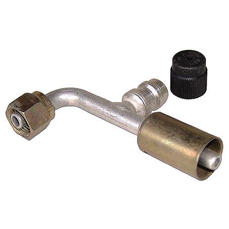ATCO #6 FOR - Beadlock #6 90 w/R134a Port Fitting Steel SBX1321-3