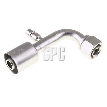 ATCO #10 FOR - Beadlock Step Up #12 90 w/R134a Port Fitting Steel SBX1327-3