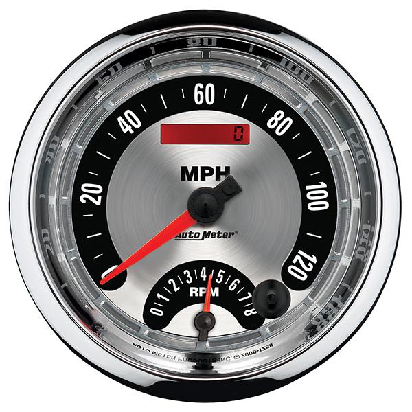Autometer Muscle 5in Tacho/Speedo 8000rpm/120mph AU1295
