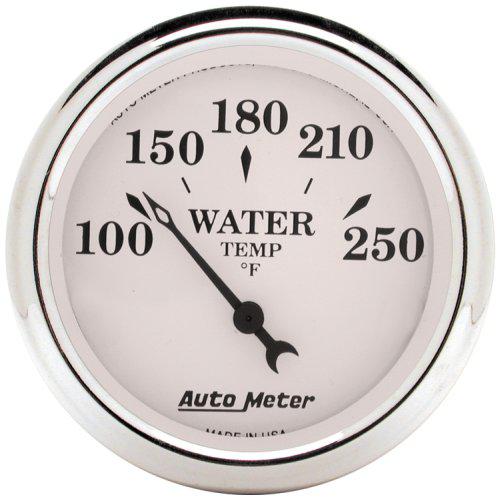 Autometer Old Tyme Water Temp Gauge 100-250F Short Sweep Electric AU1638