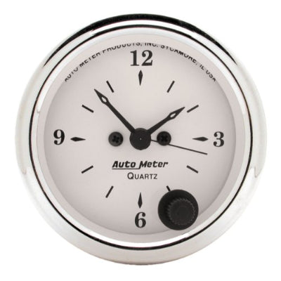 Autometer Old Tyme 2-1/16in Clock AU1686