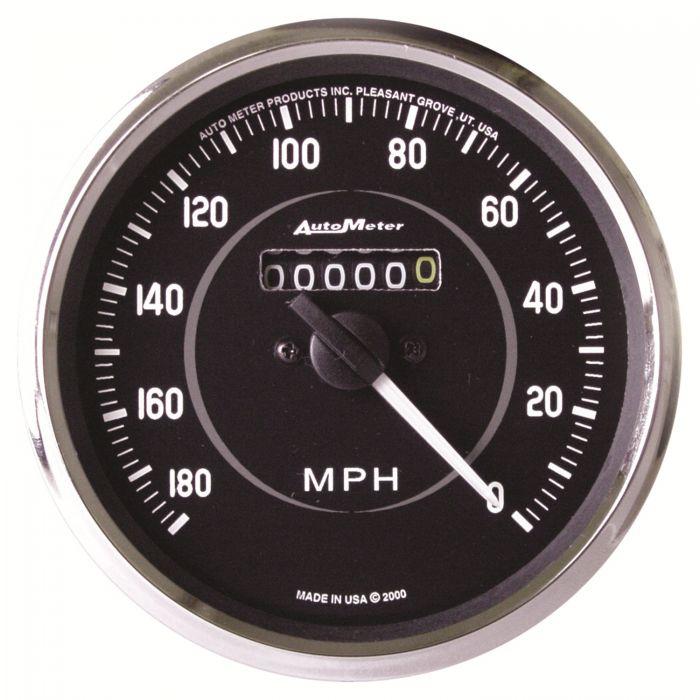 Autometer Cobra 4in Speedo Gauge 180MPH Mechanical AU201005