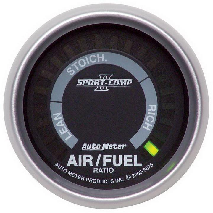 Autometer Sport-Comp II 2-1/16in Air/Fuel Ratio Gauge Full Sweep AU3675