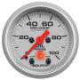 Autometer Ultra-Lite 2-1/16in Oil Pressure Gauge 0-100 PSI Full Sweep Electric w/Peak AU4352
