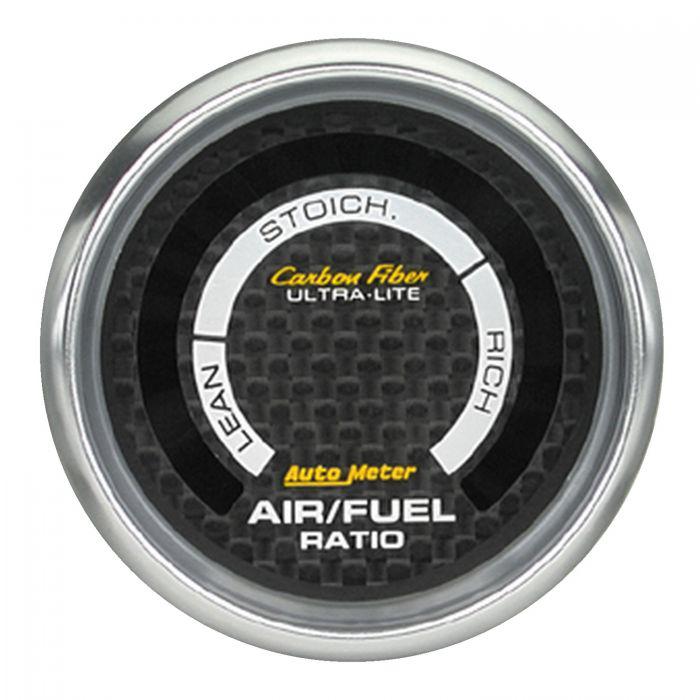 Autometer Carbon Fiber 2-1/16in Air/Fuel Ratio Gauge Narrowband AU4775