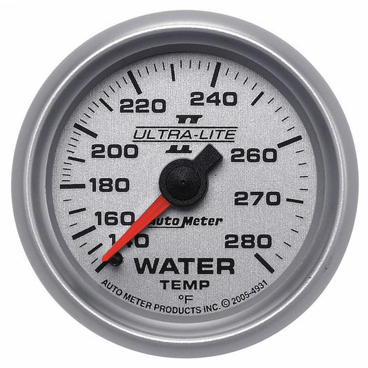 Autometer Ultra-Lite II 2-1/16in Water Temp Gauge 140-280F AU4931
