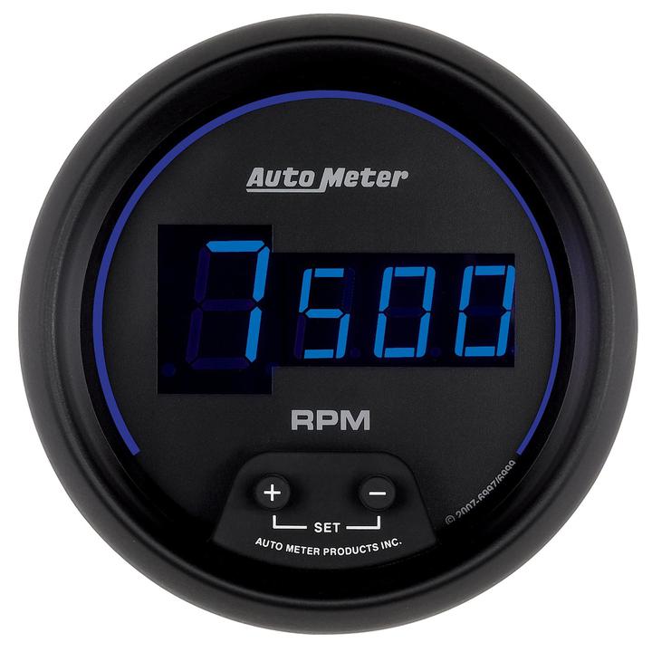 Autometer Cobalt Digital 3-3/8in Tacho Gauge 10,000rpm Shift Light In Dash AU6997