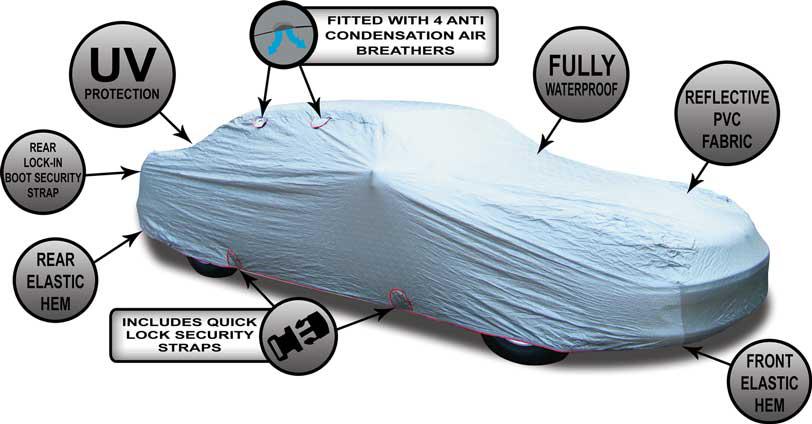 Autotecnica Stormgaurd Car Cover Small 3.87m 1/180