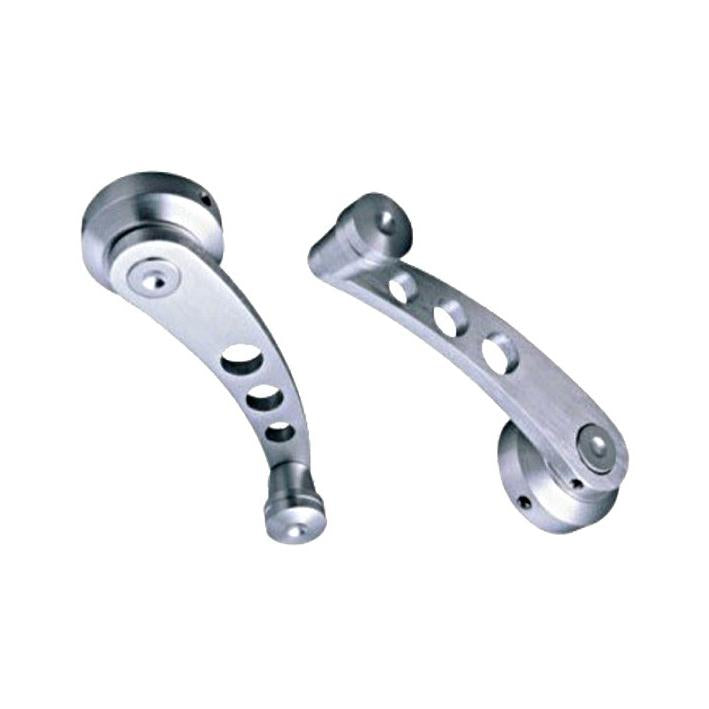 Autotecnica Billet Aluminium Window Winders Silver Universal 80/30