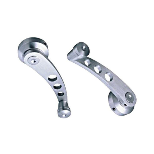 Autotecnica Billet Aluminium Window Winders Silver Universal 80/30