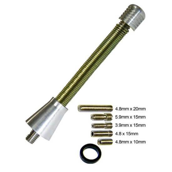 Autotecnica Smart Antenna Silver W/Black Carbon Universal SMAS
