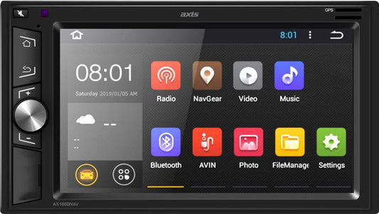 Axis 6.2"" Android Bluetooth USB Waze Mechless NAV Headunit AX1860NAV