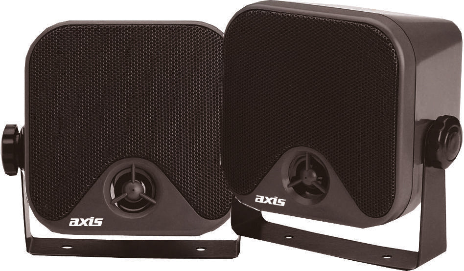 Axis 4x4" 50W Marine Outdoor 2-Way Box Speakers AX442