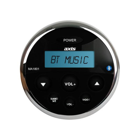 Axis Marine Waterproof Bluetooth AM/FM Radio with USB MA1801