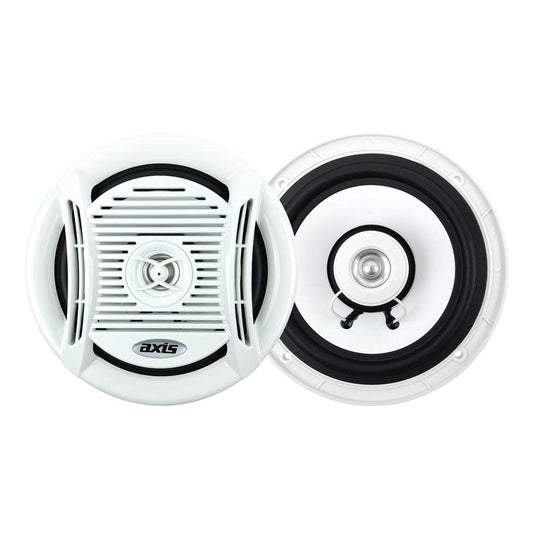 Axis Marine 6.5" 160W 2-Way Coaxial Speakers White MA6502