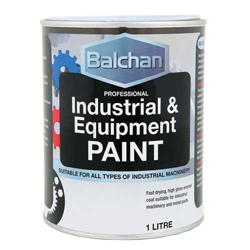Balchan Professional Industrial Paint Gloss Black 1L BA1114