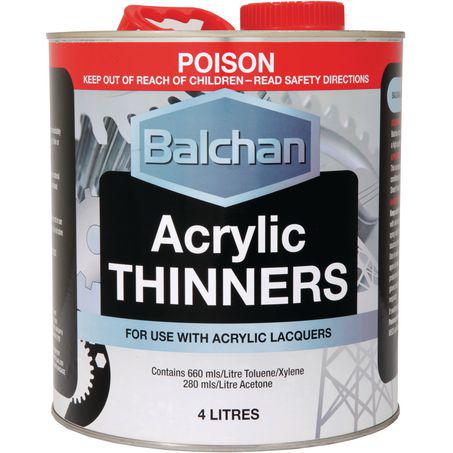 Balchan Acrylic Thinner 4L BA2005