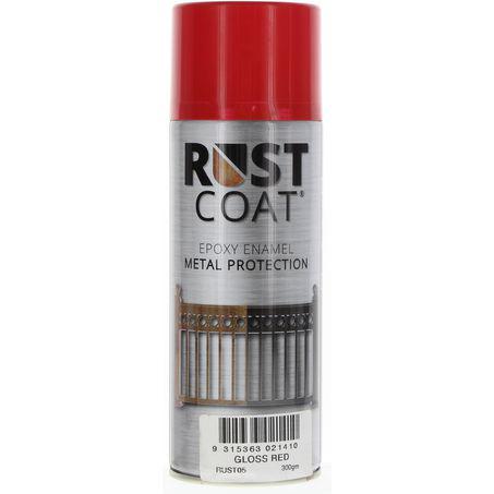 Balchan Rust Coat Epoxy Enamel Gloss Red 300g RUST05