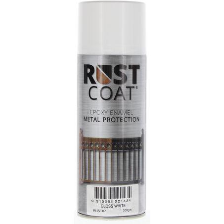 Balchan Rust Coat Epoxy Enamel Gloss White 300g RUST07
