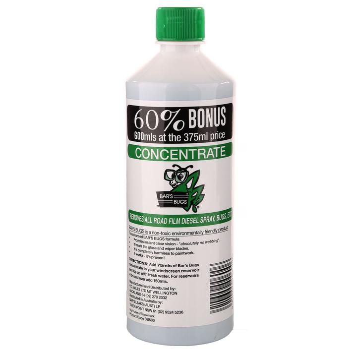 Bars Bugs Windscreen Cleaner 600ml Bars Bugs BB600