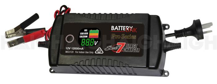 Battery Link Smart Battery Charger 12A 12V 7 Stage