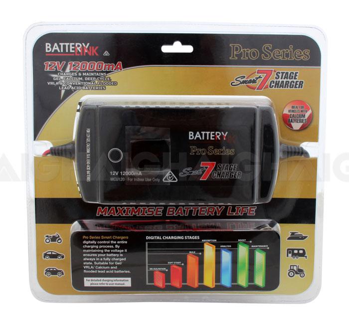 Battery Link Smart Battery Charger 12A 12V 7 Stage