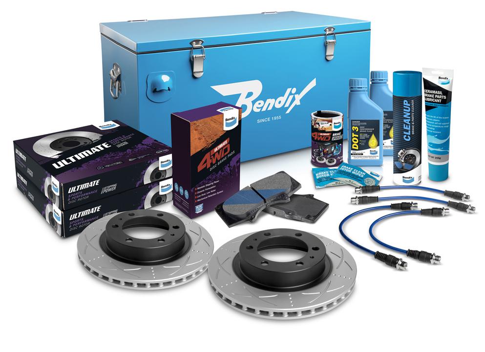 Bendix Ultimate 4x4 Brake Upgrade Kit Front U4WD-BUK1