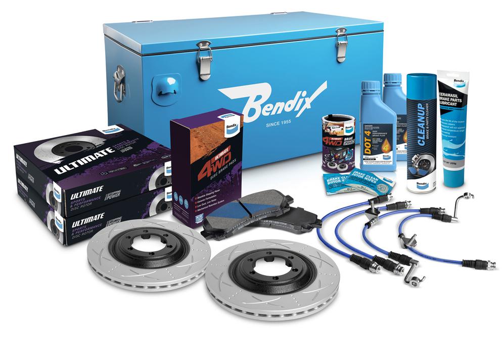 Bendix Ultimate 4x4 Brake Upgrade Kit Front U4WD-BUK10