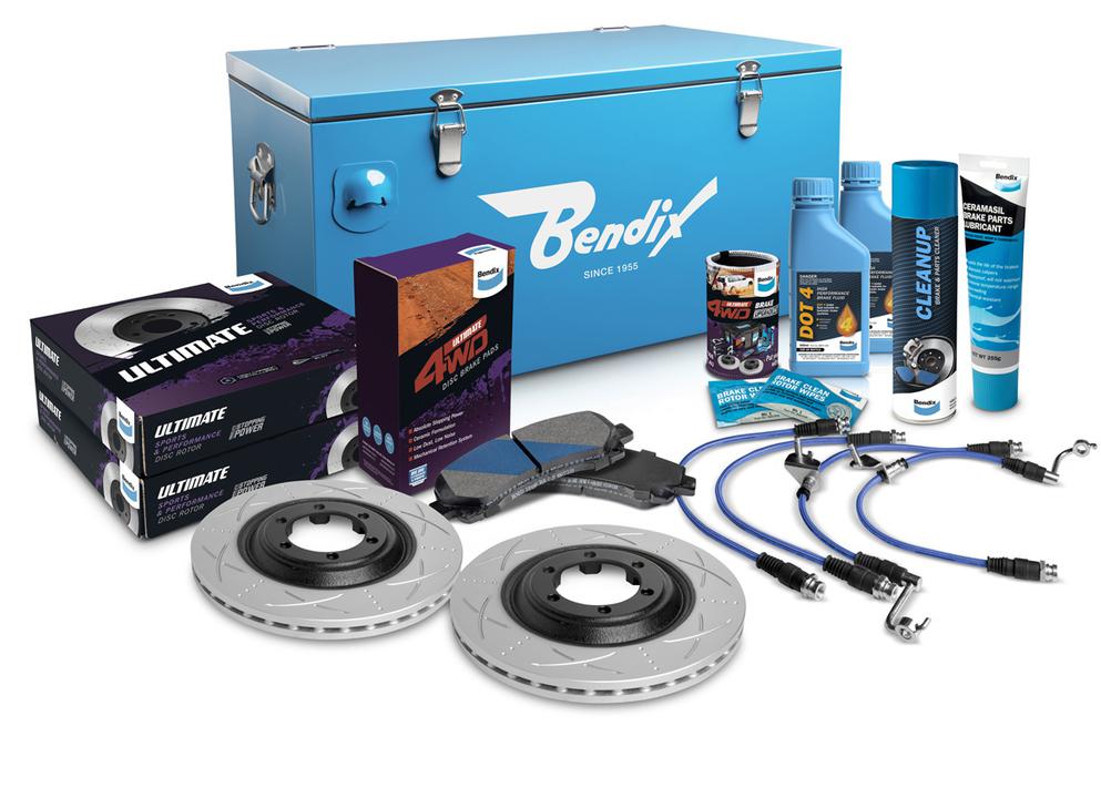 Bendix Ultimate 4x4 Brake Upgrade Kit Front (Suits 2"" Lift) U4WD-BUK10+2