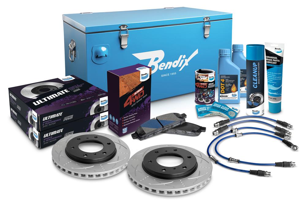 Bendix Ultimate 4x4 Brake Upgrade Kit Front U4WD-BUK11