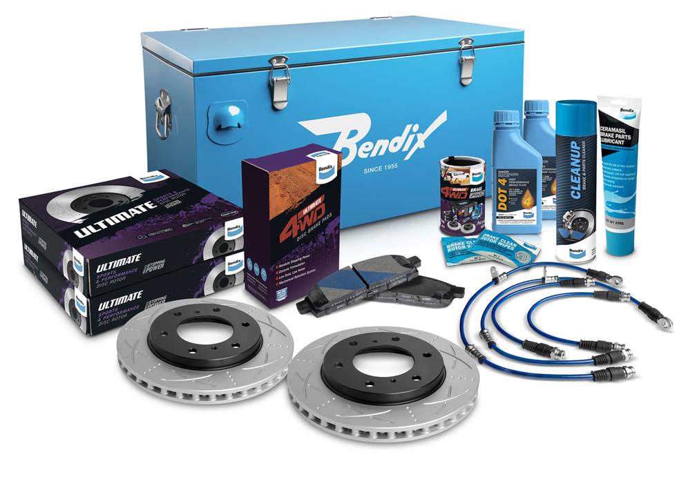 Bendix Ultimate 4x4 Brake Upgrade Kit Front (Suits 2"" Lift) U4WD-BUK11+2